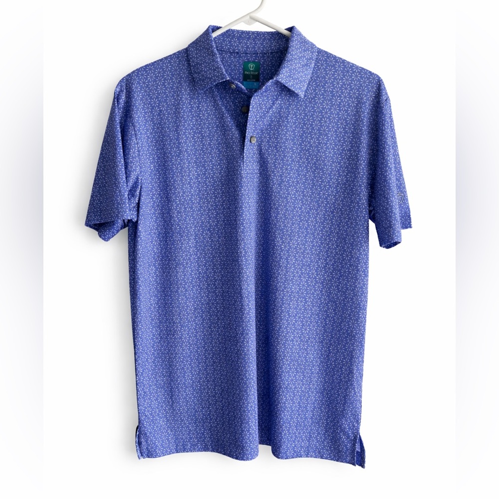 Women’s Classic Purple Short Sleeve Pro Tour Shirt Golf Shirt Small Cool Play
